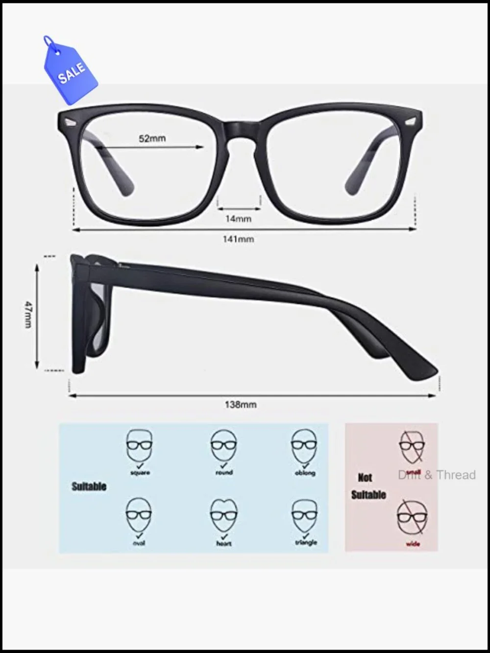 Blue Light Blocking Glasses for Women Men Computer Reading Gaming TV UV